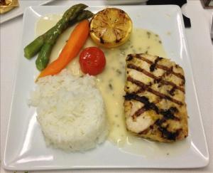 Fish on a plane, not bad