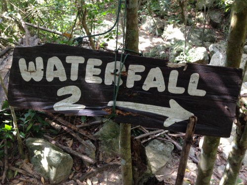 The trail was marked with clear signage so we wouldn't get lost.