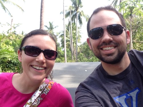 The ride up to the waterfall